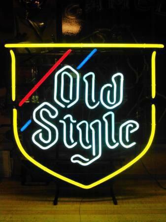 Old Style Beer Shield Neon Sign